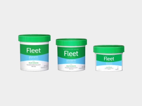 Fleet Liquid Glycerin Suppositories for Constipation Relief